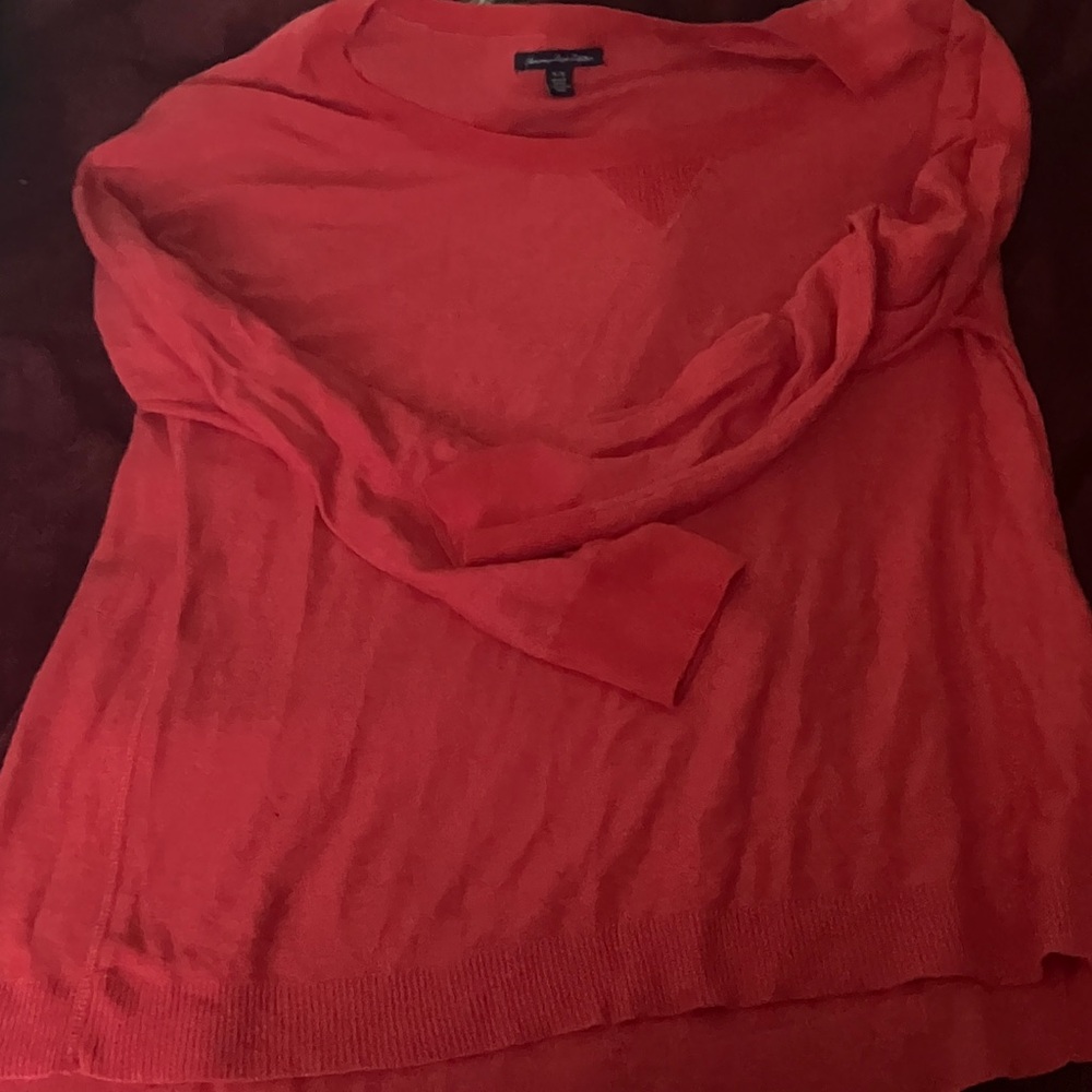 American Eagle Outfitters Bold Red Sweater